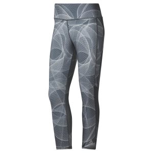 Reebok Running 3/4 Tights Damen - Grau - DE 950-RES